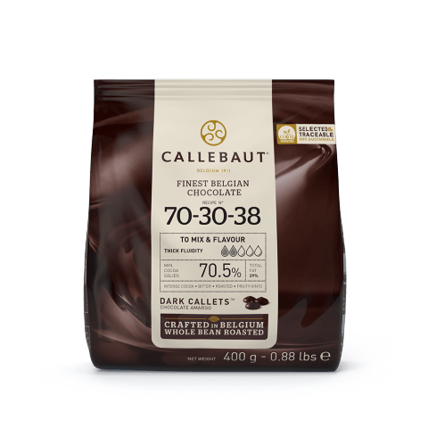 Chocolate Amargo 70-30-38 Callebaut 70,5% - Callets - 0,4kg