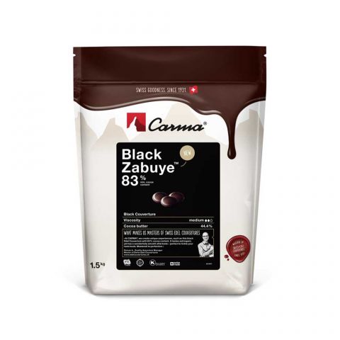 Chocolate Amargo - Black Zabuye 83% - Carma - 1,5kg