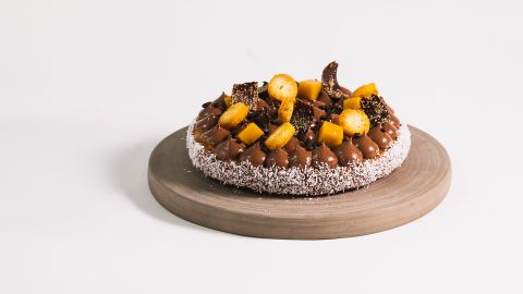 Chocolate, Passion, and Mango Brioche Tropézienne
