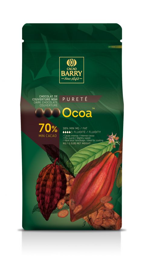 Chocolate Amargo Ocoa Cacao Barry 70% - 1kg