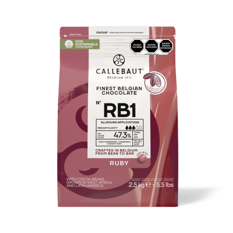 Ruby Chocolate - RB1 - 2.5kg Callets