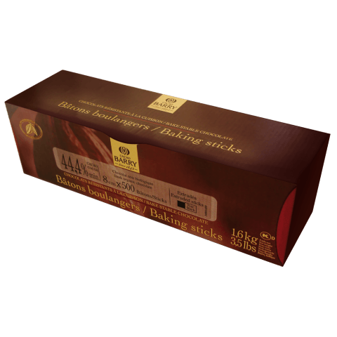 Baking - Dark Extruded Baking Sticks 44% Min. Cacao - sticks (8 cm) - 500 units box