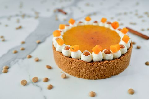 Pumpkin and Gold Cheese cake