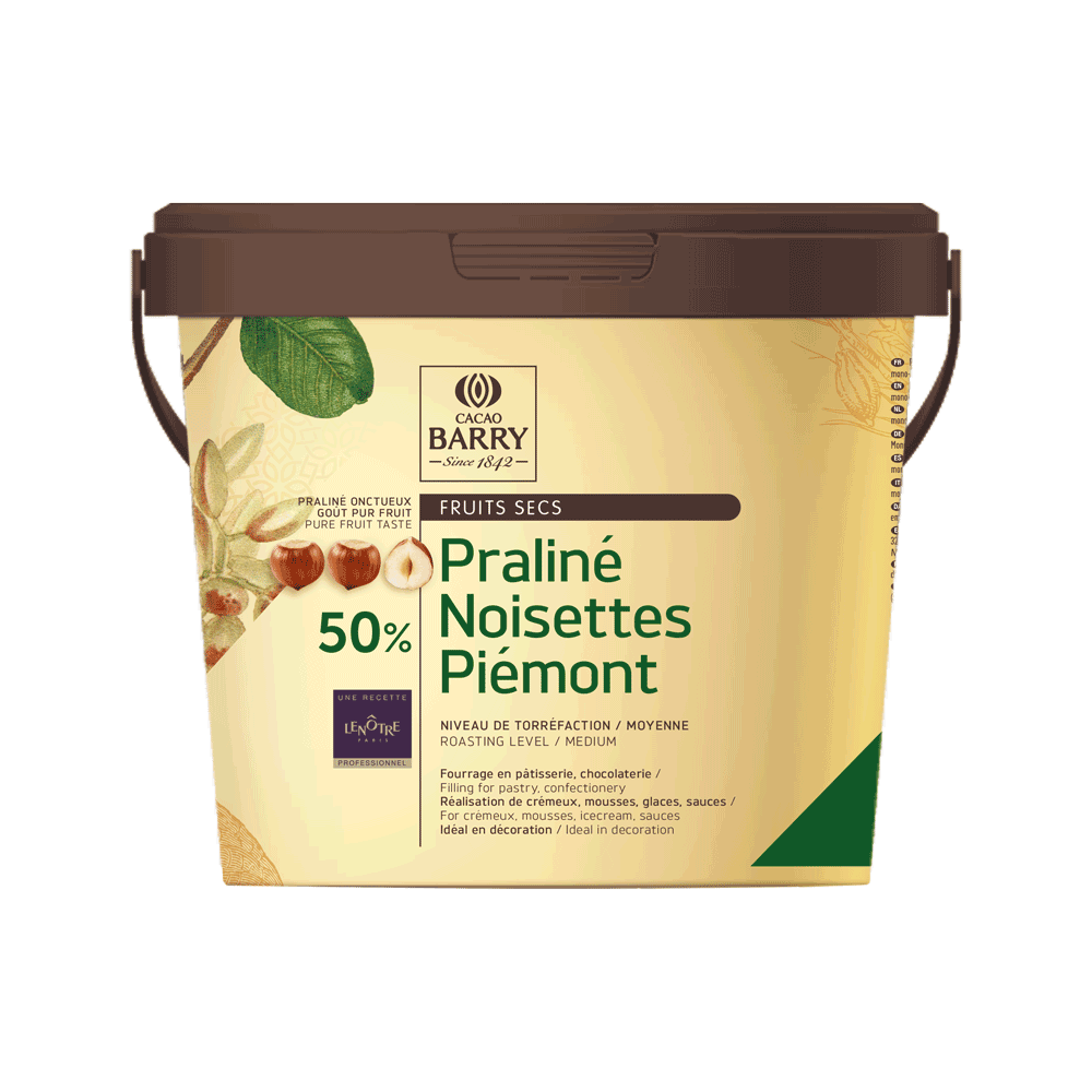Praliné - 50% Hazelnuts Piémont - paste - 5kg bucket (1)