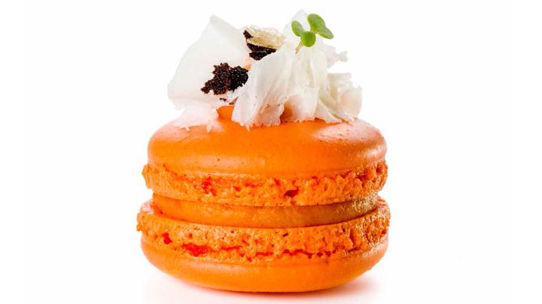 Red pepper and Zephyr™ macaron