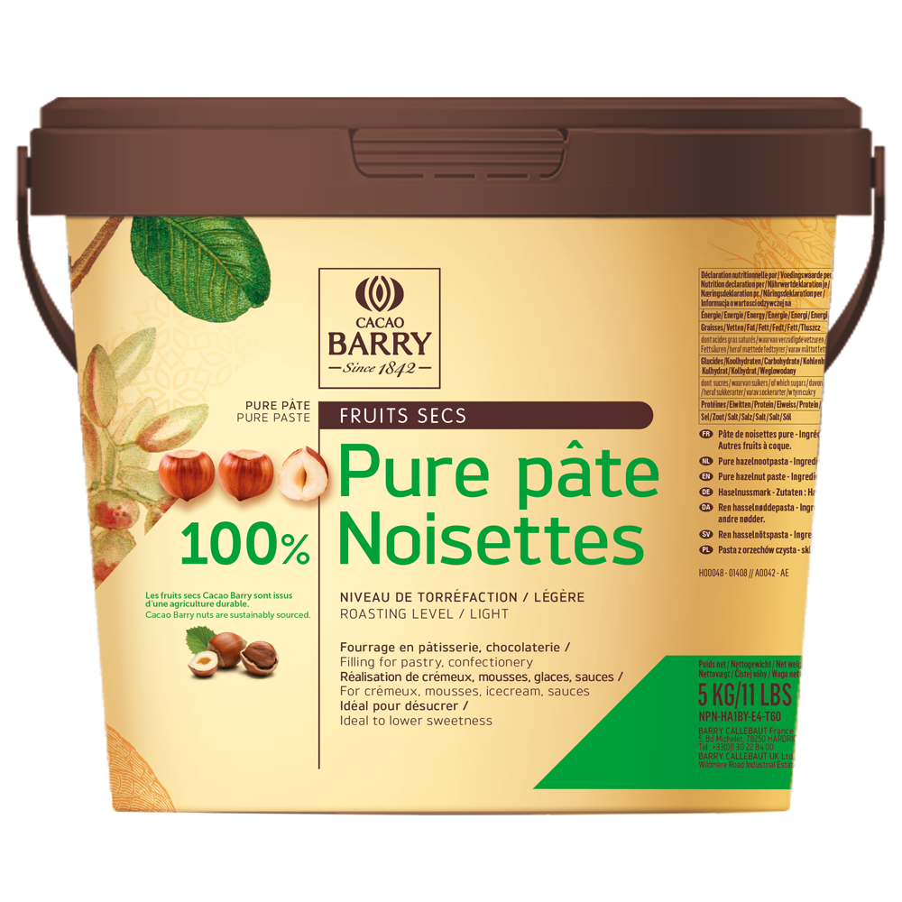 Pure Paste - 100% Hazelnuts - paste - 5kg bucket (1)