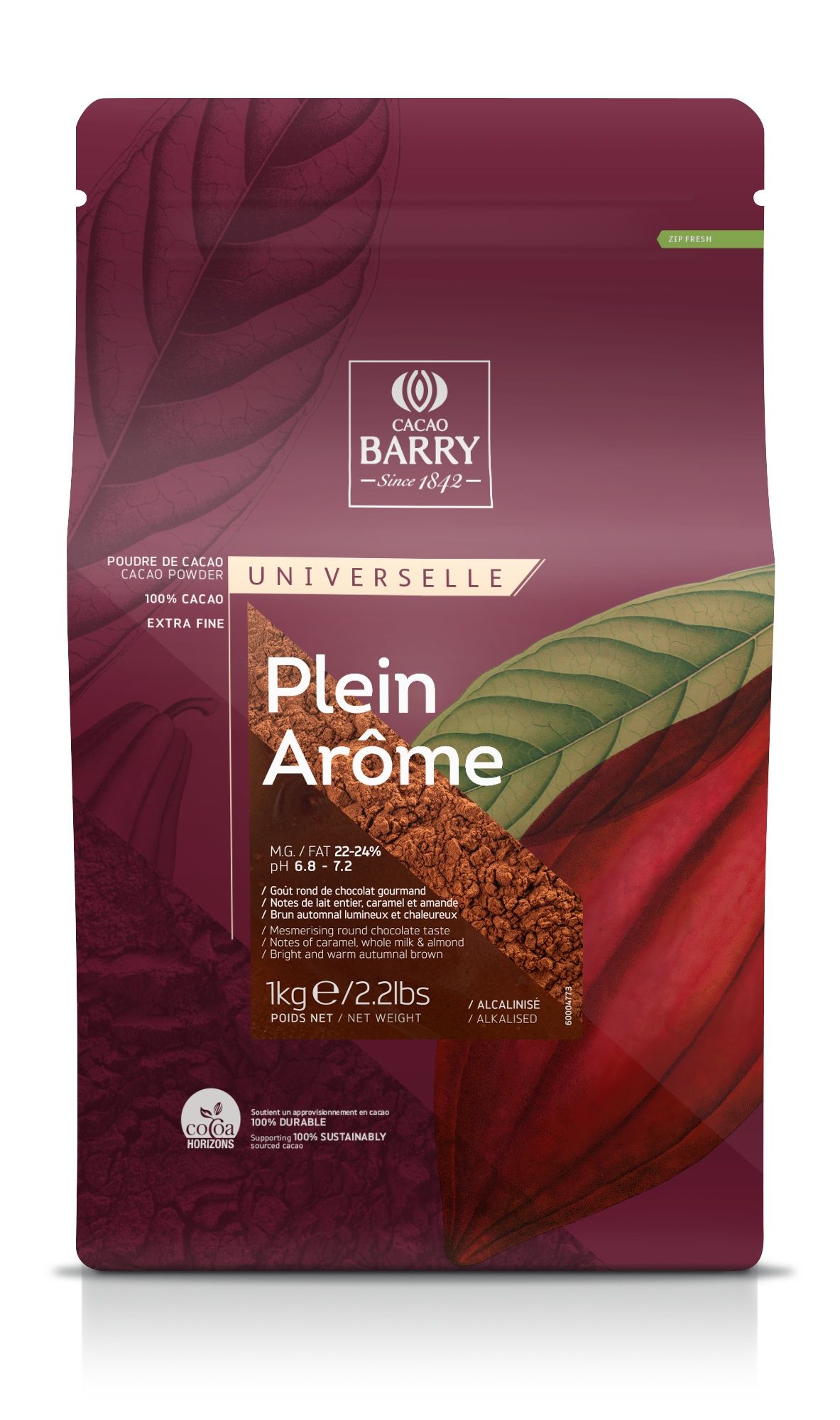 Cacao Powder - Plein Arôme 22-24% - powder - 5kg bag (1)