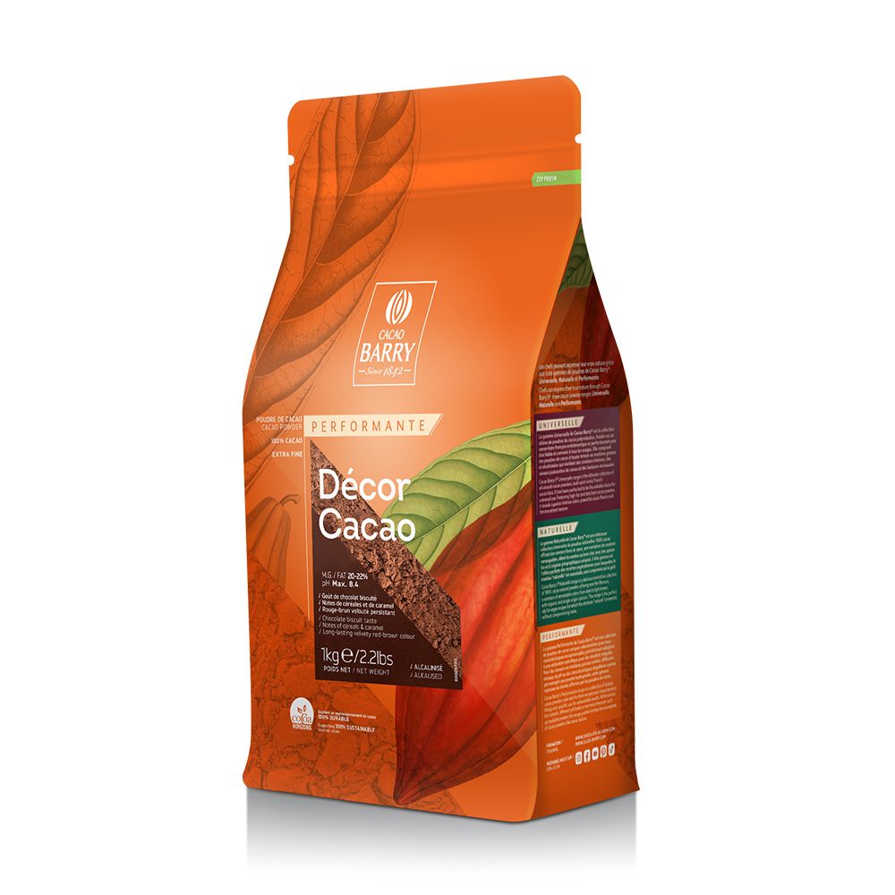 Cacao Powder - Décor Cacao 20-22% - powder - 1kg bag (1)