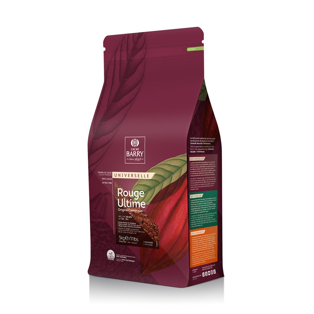 Cacao Powder - Rouge Ultime 20-22% - powder - 5kg bag (1)