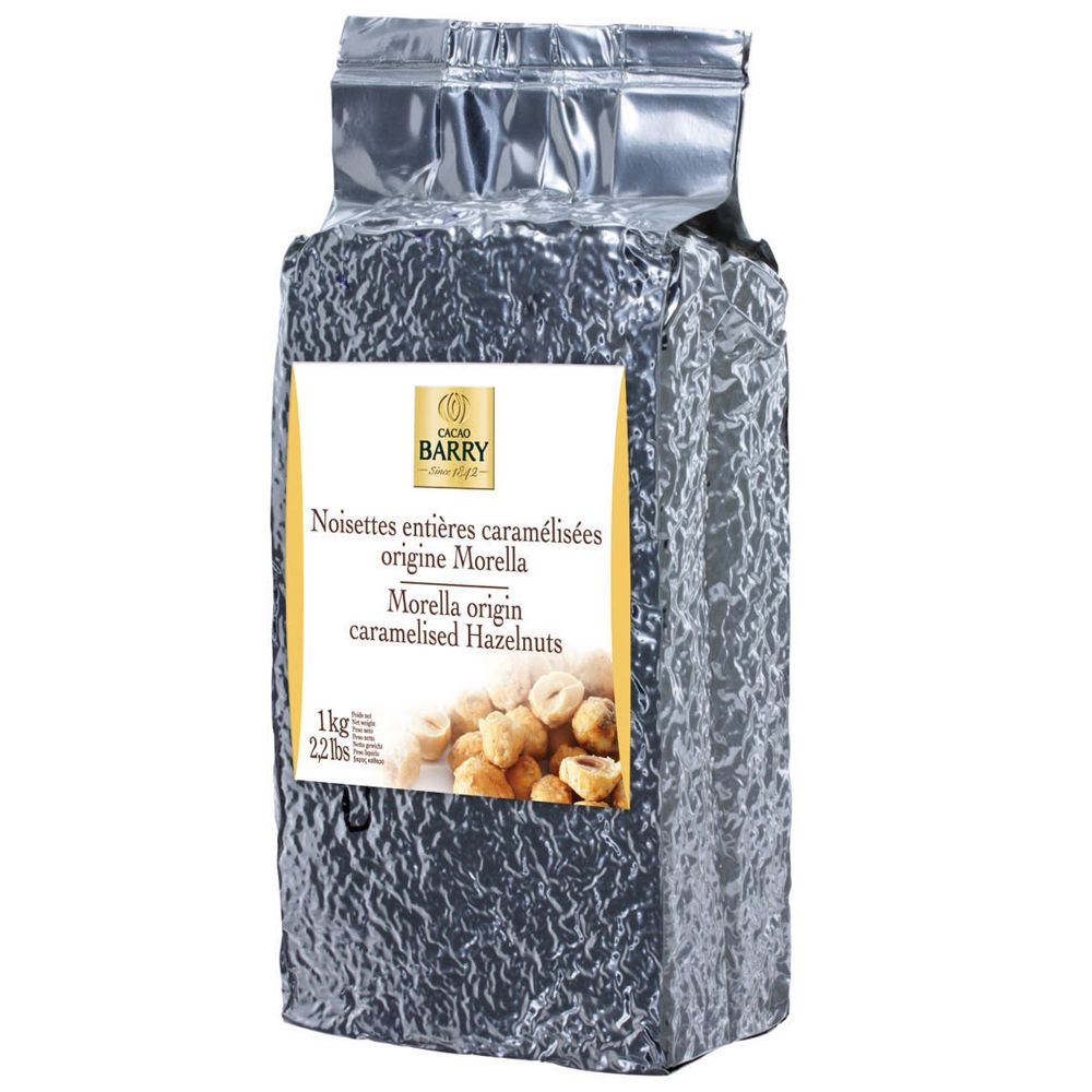 Whole caramelized hazelnuts - Origine Morella - 1kg vacuum bag (1)
