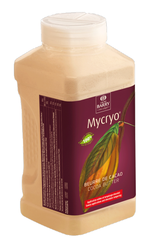 Cocoa Butter - Mycryo™ Cocoa Butter - powder - 550g sprinkle bottle