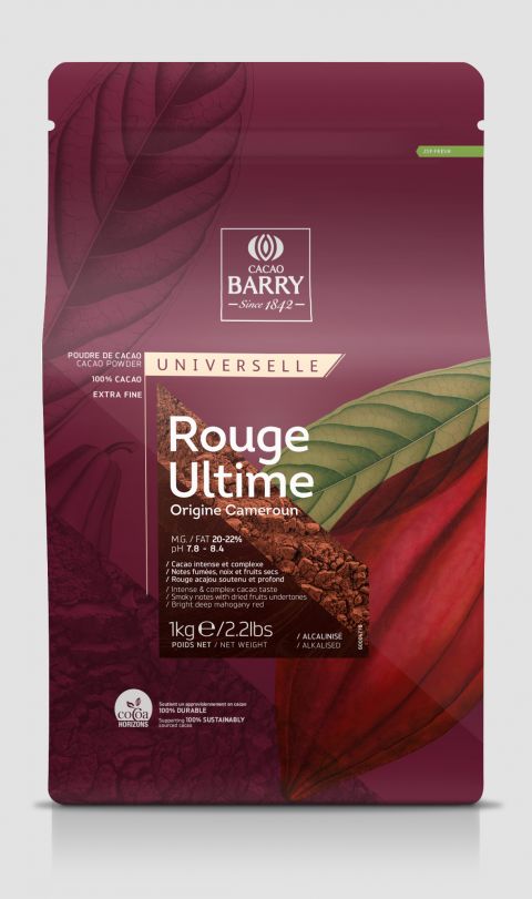 Cacao powder - Rouge Ultime 20-22% - powder - 1kg bag
