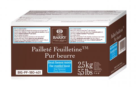 Inclusion - Pailleté Feuilletine™ - pieces of crispy Brittany crepe - 2.5kg bag