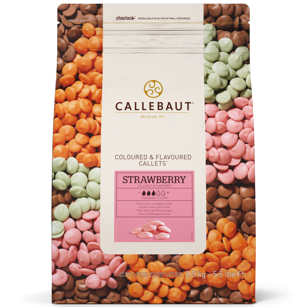 Chocolate - Strawberry Callets - 2.5kg Callets (1)