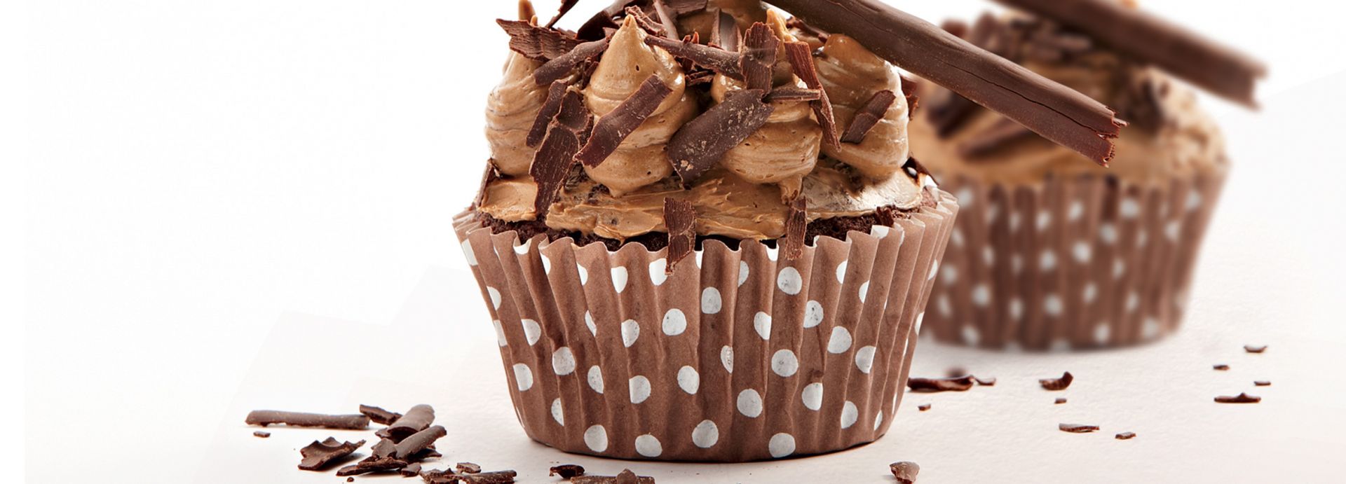 Chocolate and coffee cupcake