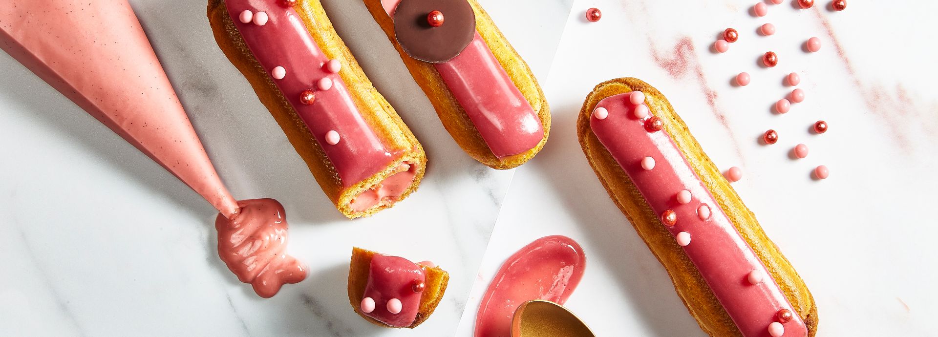 Éclairs con ruby