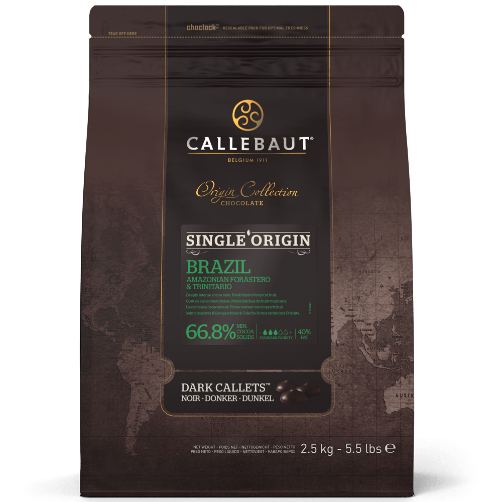 Dark Origin Chocolate - Brazil - 2.5kg Callets (1)