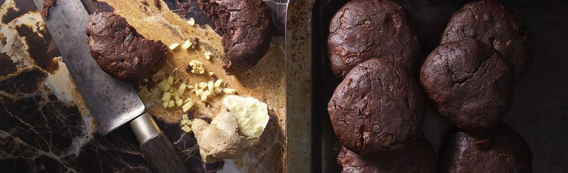 Chocolate & Ginger cookies