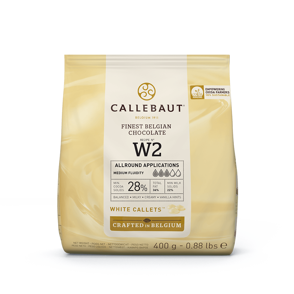 Chocolate Branco W2 Callebaut 28% - 0,4kg (1)