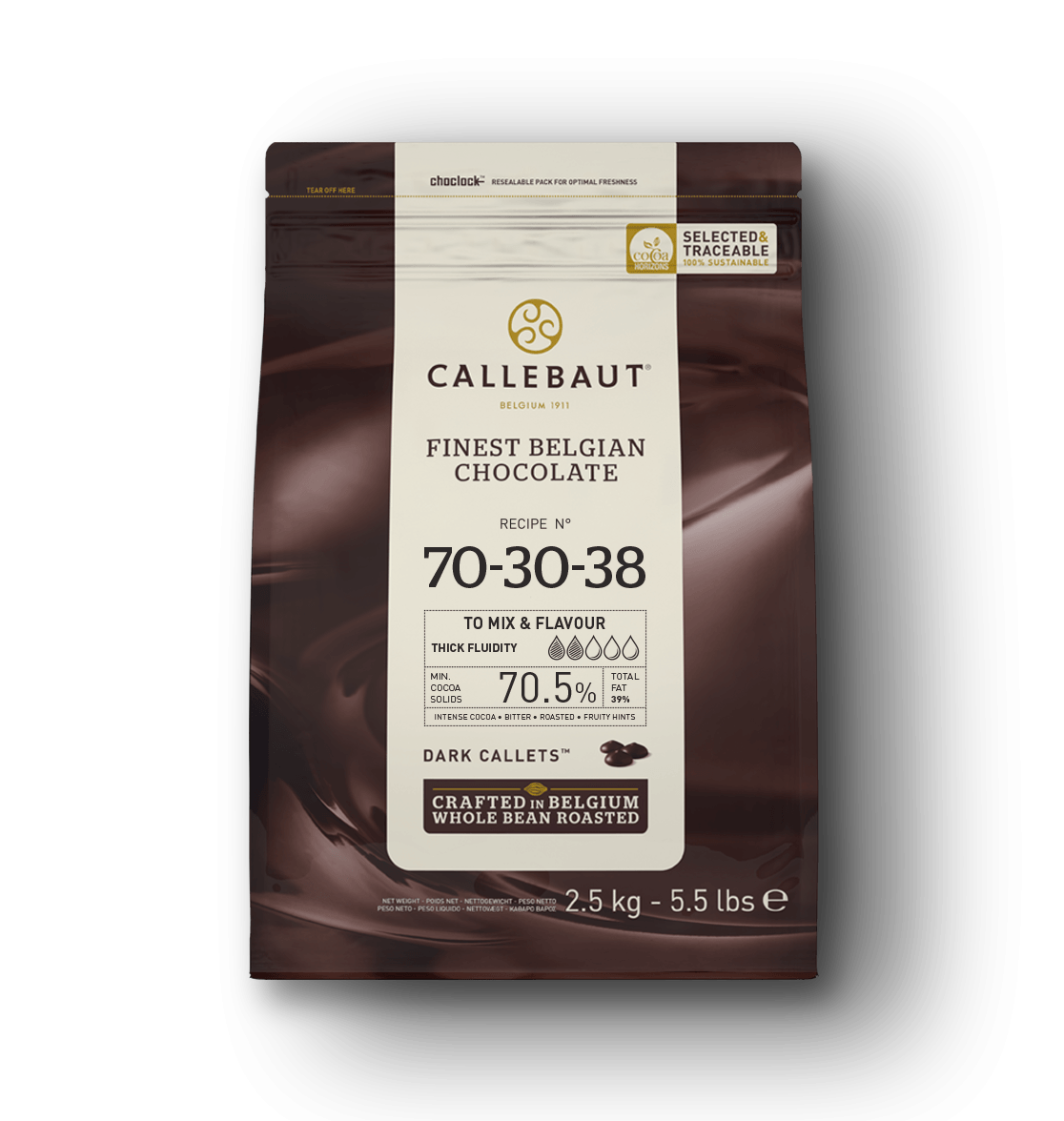 Dark Chocolate - 70-30-38 - 2.5kg Callets (1)
