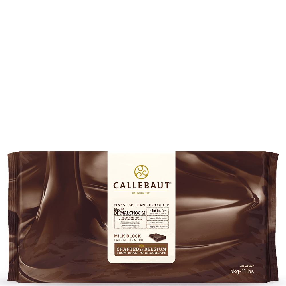 Milk Chocolate with Maltitol - MALCHOC-M - 5kg Block (1)