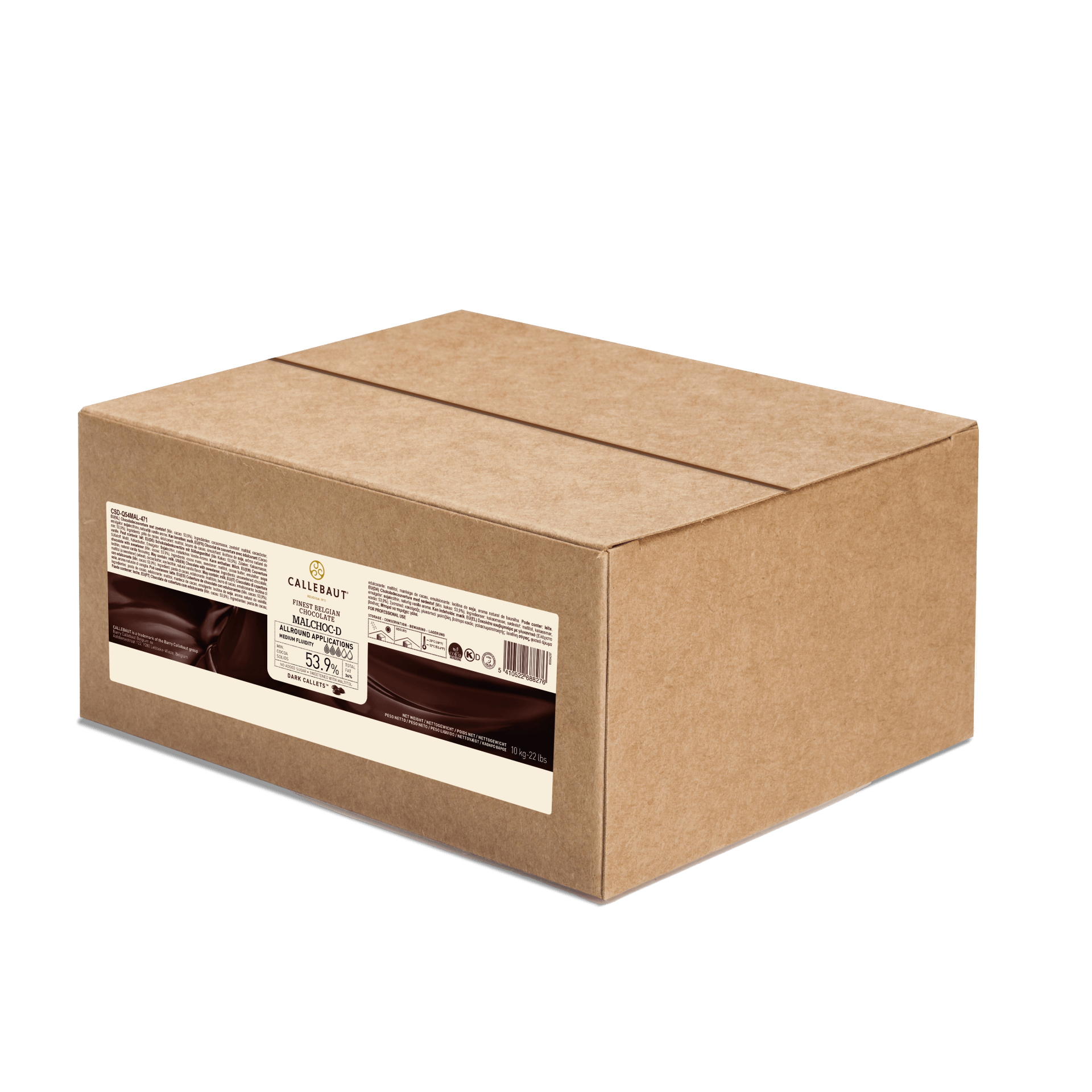 Dark Chocolate with Maltitol - MALCHOC-D - 10kg Box (1)