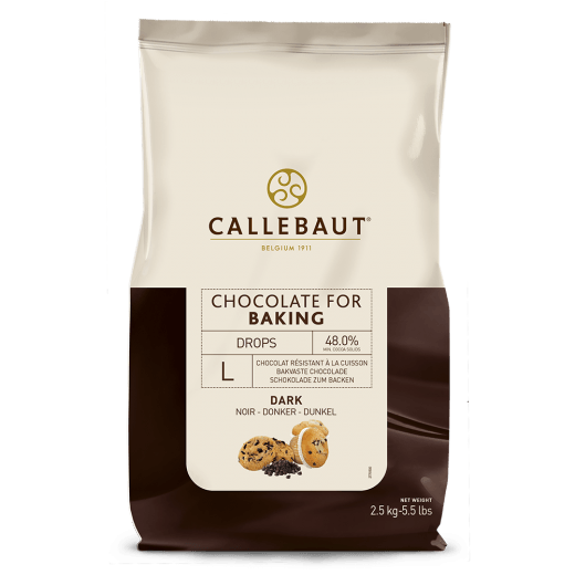 Bake Stable Chocolate - Dark Baking Drops L - 2.5kg Callets