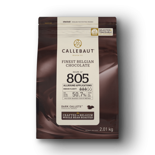 Chocolate Amargo 805 Callebaut 50,7% - 2,01kg