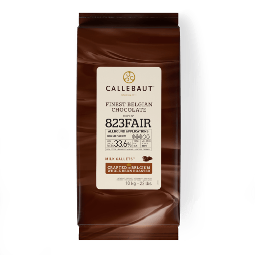 Milk Chocolate - 823 Fairtrade certified - 10kg Callets