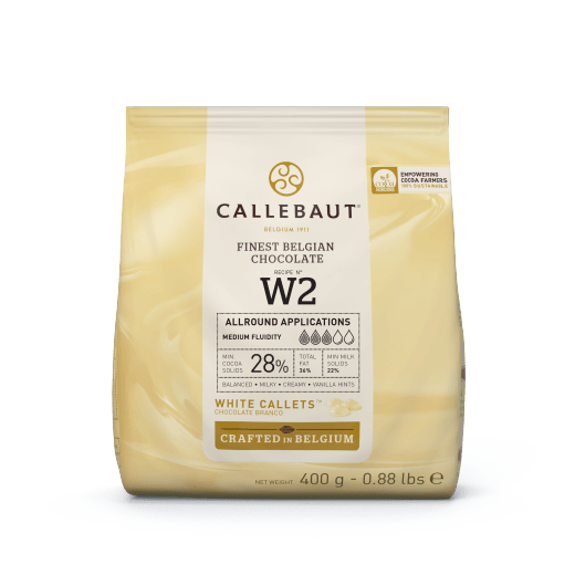 Chocolate Branco W2 Callebaut 28% - 0,4kg