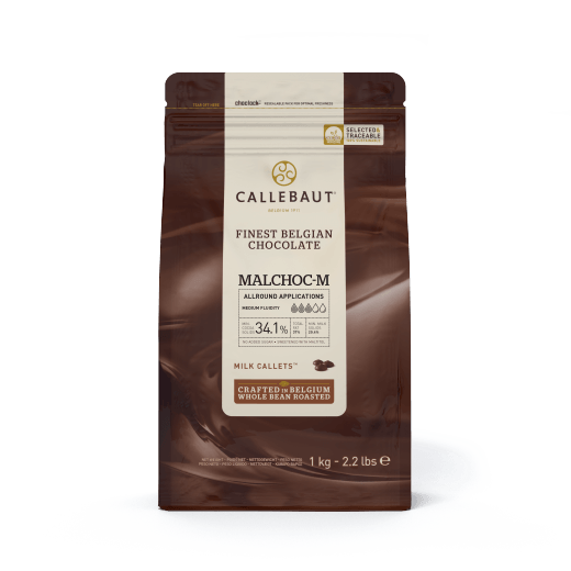 Milk Chocolate with Maltitol - MALCHOC-M - 1.01kg Callets