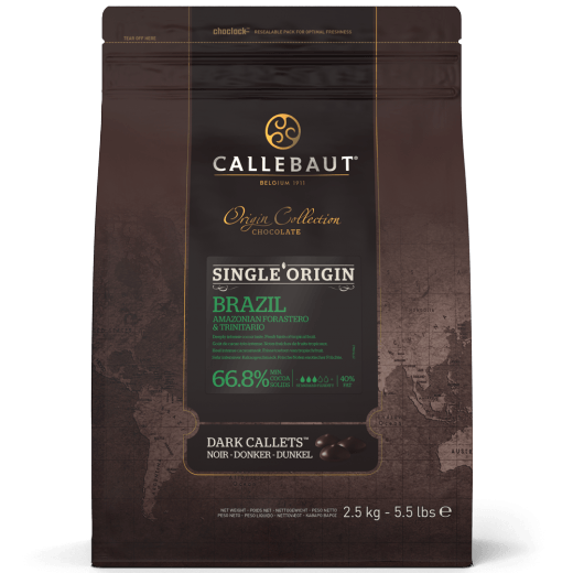 Dark Origin Chocolate - Brazil - 2.5kg Callets