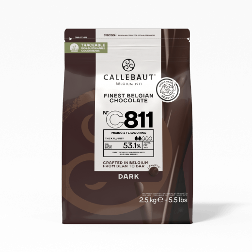 Dark Chocolate - C811 - 2.5kg Callets