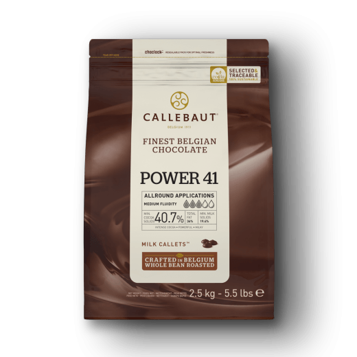 Chocolate Ao Leite Power 41 Callebaut 40,7% - 2,5kg