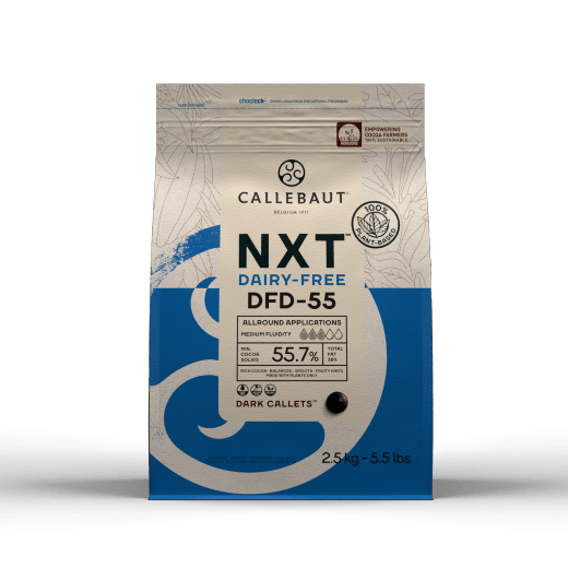 Dairy Free Dark Chocolate - NXT DFD-55 - 2.5kg Callets