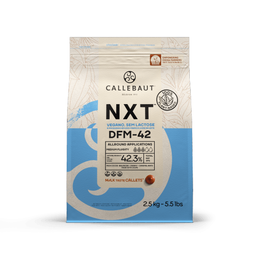 Chocolate com leite vegetal NXT M_lk Callebaut 42,3%