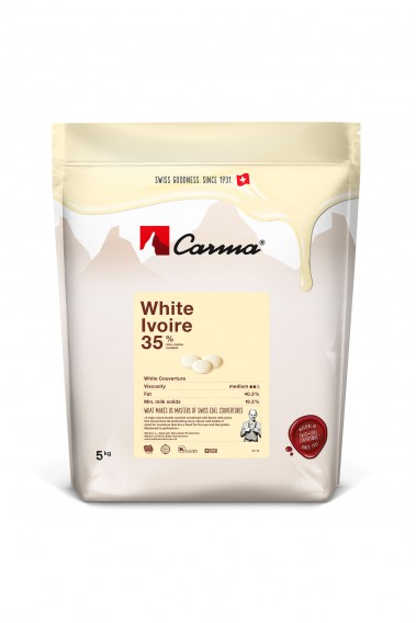 Couvertures - White Ivoire 35% - coins - 5kg bag