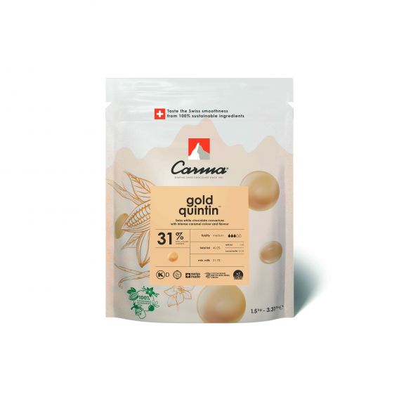 Couverturen - Gold Quintin 31% - Tropfen - 1.5kg Beutel