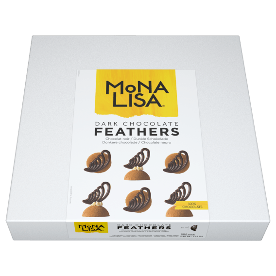 Dark Chocolate Feathers