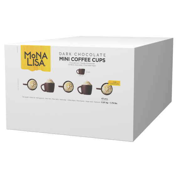 Dark Chocolate Mini Coffee Cups