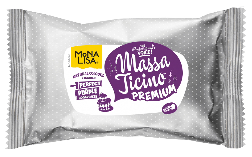 Massa Ticino Tropic Perfect PURPLE - Sugarpaste - 0,25KG