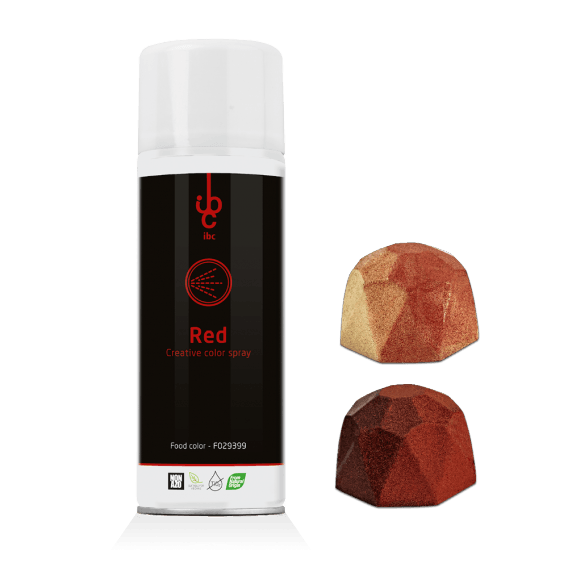Creative Spray Glitter Red - Food Colorants - 250ml - From Natural Origin