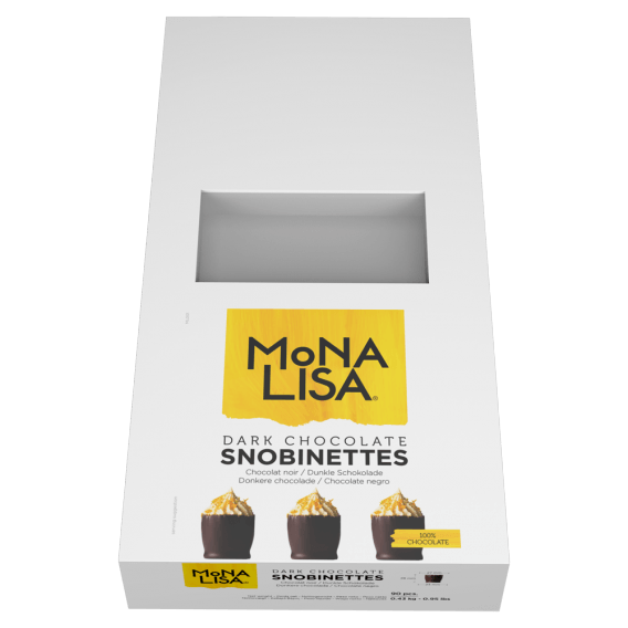 Snobinettes/Copos de Chocolate Amargo Mona Lisa - 270 Peças