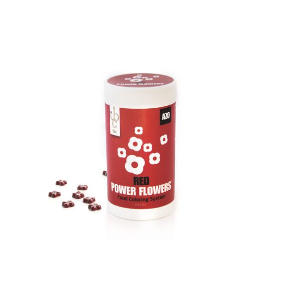 Power Flowers Classic Red Intense - Food Colorants - 50 pcs