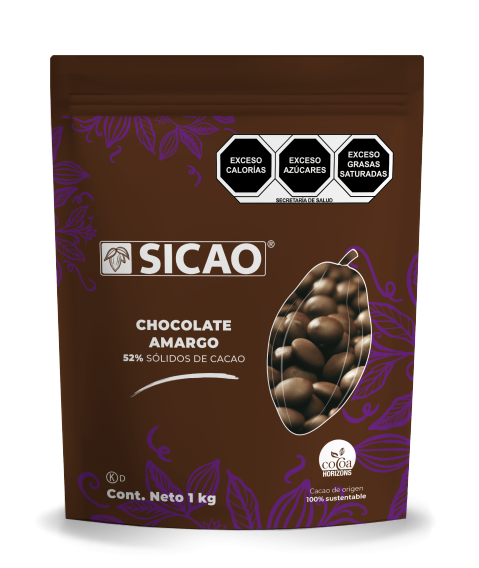 Chocolate - Chocolate amargo - 52% Cacao - Wafers