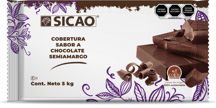 Sucedáneo - Sabor Chocolate Semiamargo - Marqueta - 5 kg