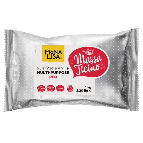 Massa Ticino™ - Multi-purpose Sugar Paste - Red