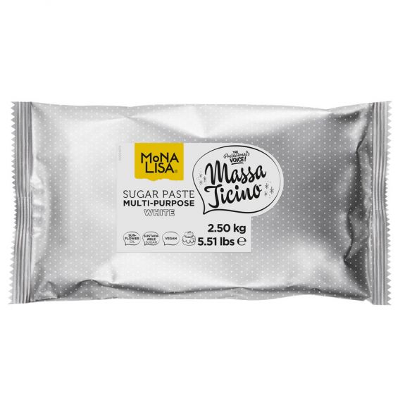 Massa Ticino™ - Multi-purpose Sugar Paste - White