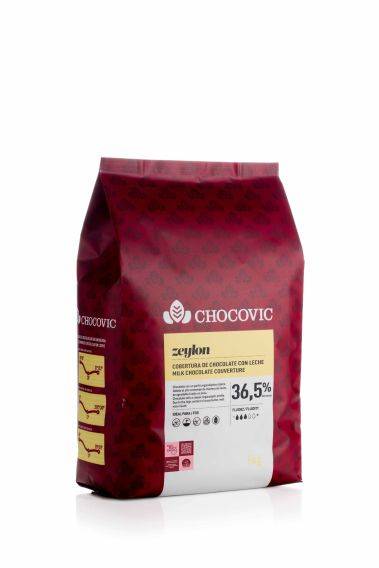 Coberturas de chocolate - Zeylon - gotas - 5 kg caja