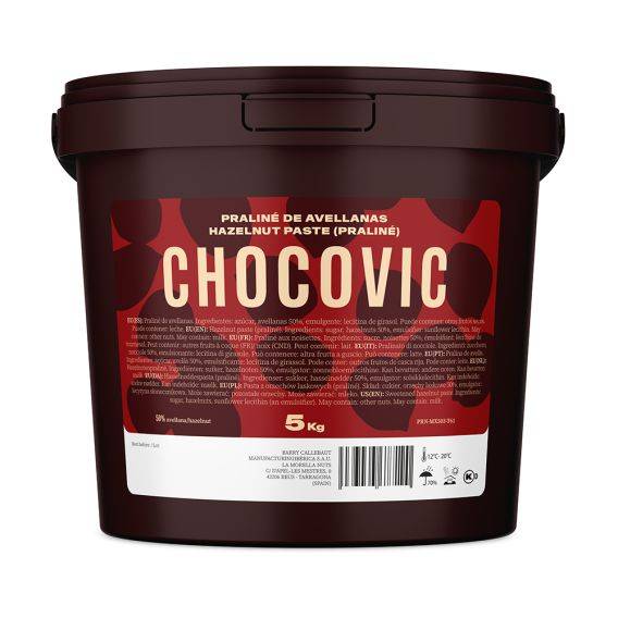 FRUTOS SECOS - PRALINÉ DE AVELLANA - 5 KG - CUBO